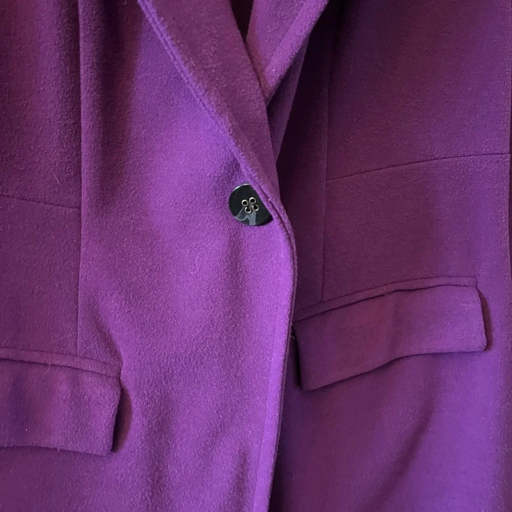 Torrid 2 Purple Coat ✨ Rich Color Perfect for Holidays & New Years Eve 16/18/20 - Picture 2 of 5